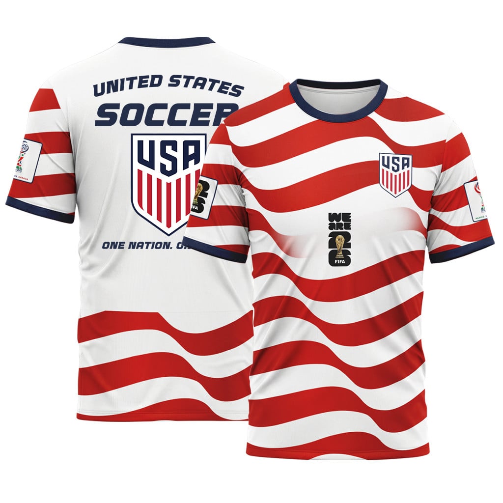 USA AOP T-Shirt World Cup 2026 Spirit Home Edition USA AOP T-Shirt World Cup 2026 Spirit Home Edition