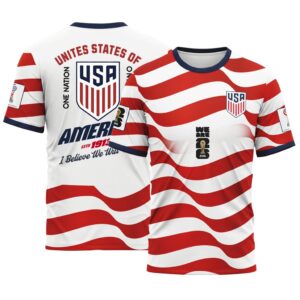 USA AOP T-Shirt Star Shield Home World Cup 2026