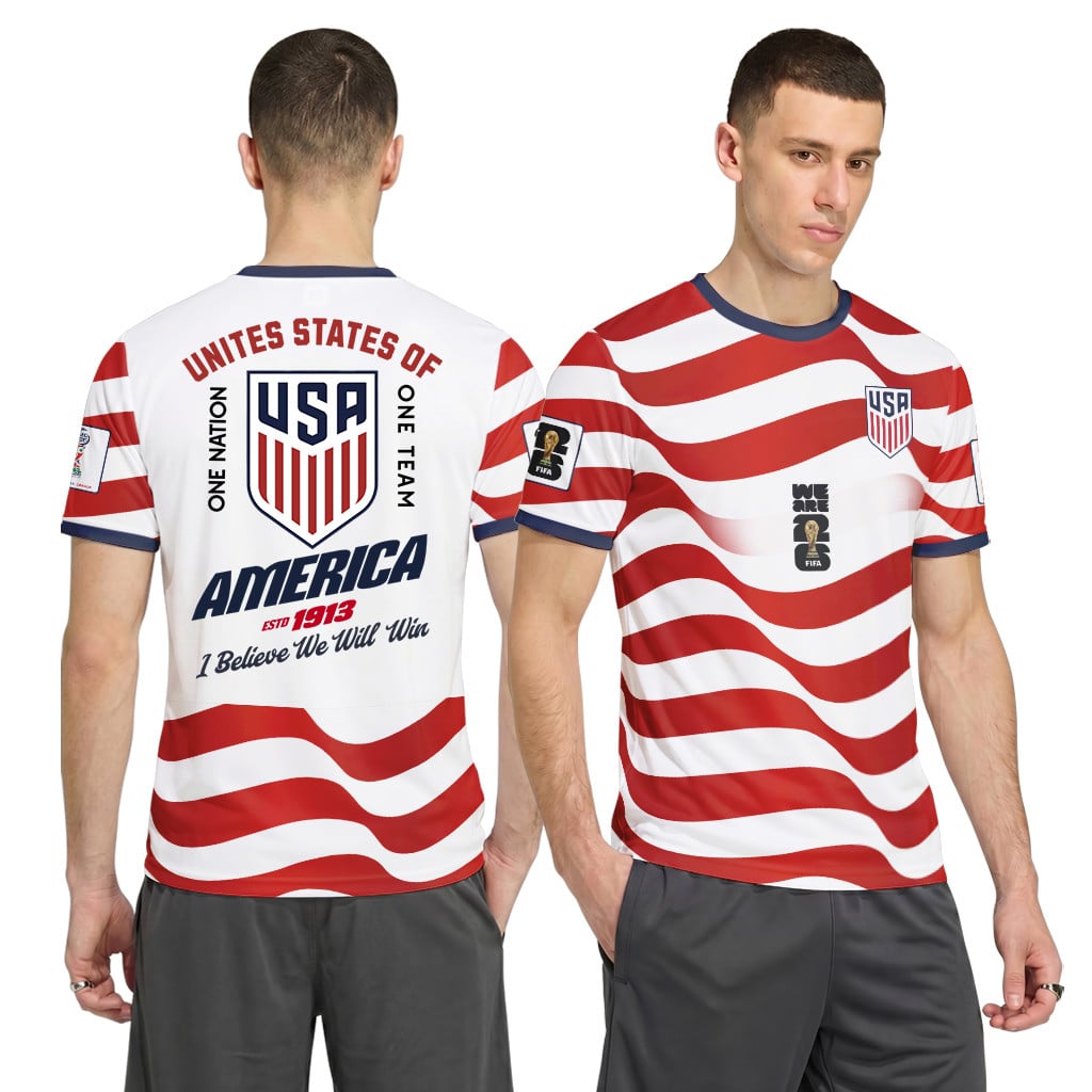 USA AOP T-Shirt Star Shield Home World Cup 2026 USA AOP T-Shirt Star Shield Home World Cup 2026