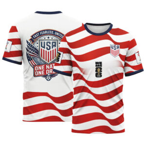 USA AOP T-Shirt World Cup 2026 One Nation One Team Eagle Graphic