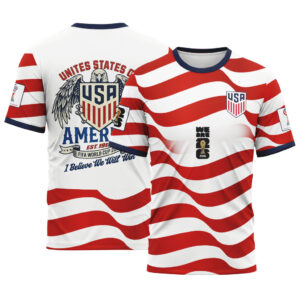 USA AOP T-Shirt World Cup 2026 Patriotic Eagle Art Home Edition