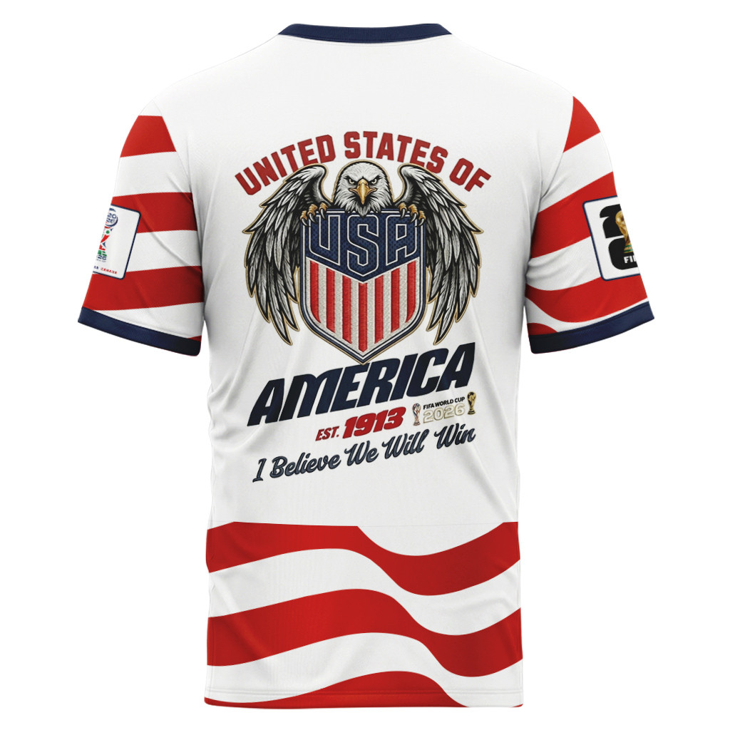 USA AOP T-Shirt World Cup 2026 Eagle Pride Graphic Home Edition USA AOP T-Shirt World Cup 2026 Eagle Pride Graphic Home Edition