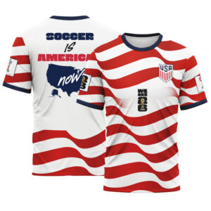 USA AOP T-Shirt Home Crowd Energy Home Style