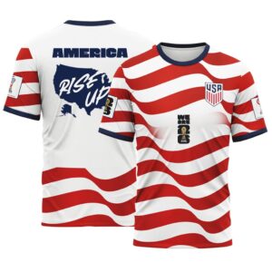 USA AOP T-Shirt USA National Pride Home Version