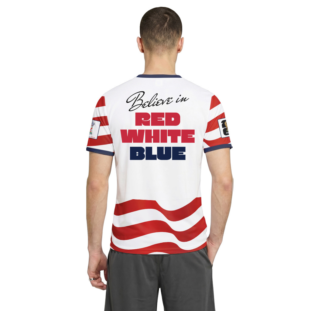 USA AOP T-Shirt Red White Blue Passion Home Edition USA AOP T-Shirt Red White Blue Passion Home Edition