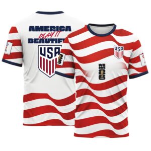 USA AOP T-Shirt Rise Of American Soccer Home Style