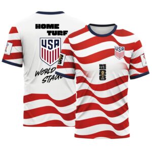 USA AOP T-Shirt Stars And Stripes Forever Home Style