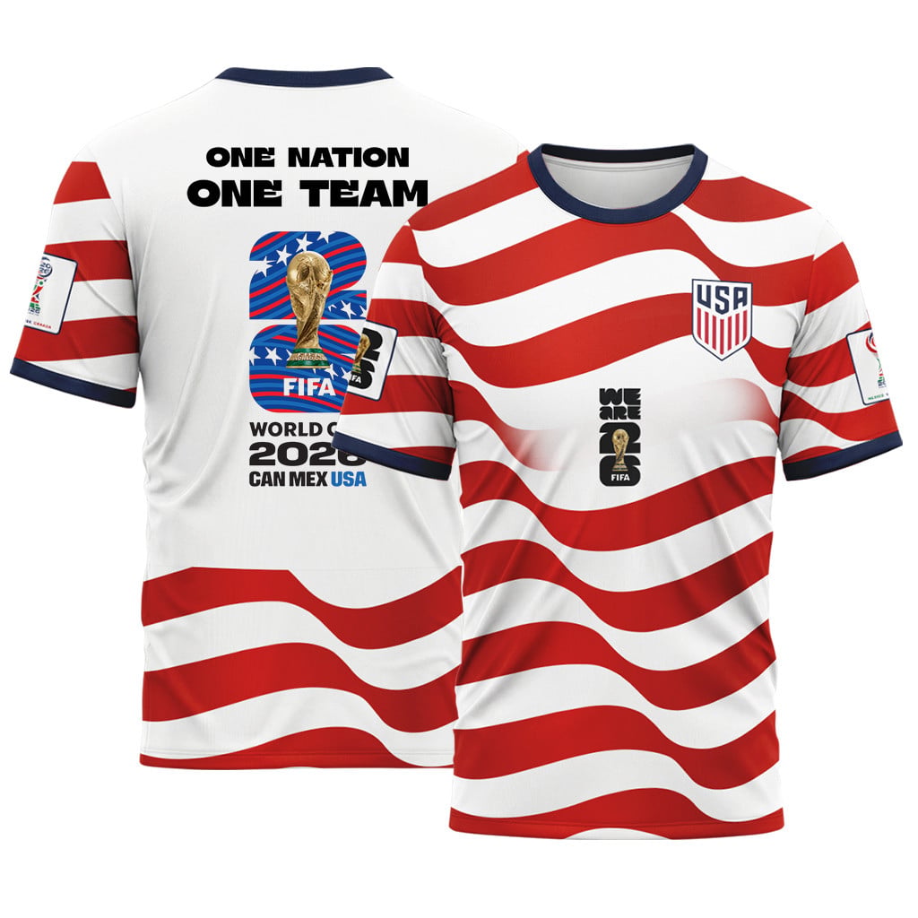 USA National Team AOP T-Shirt One Nation One Team Home USA National Team AOP T-Shirt One Nation One Team Home