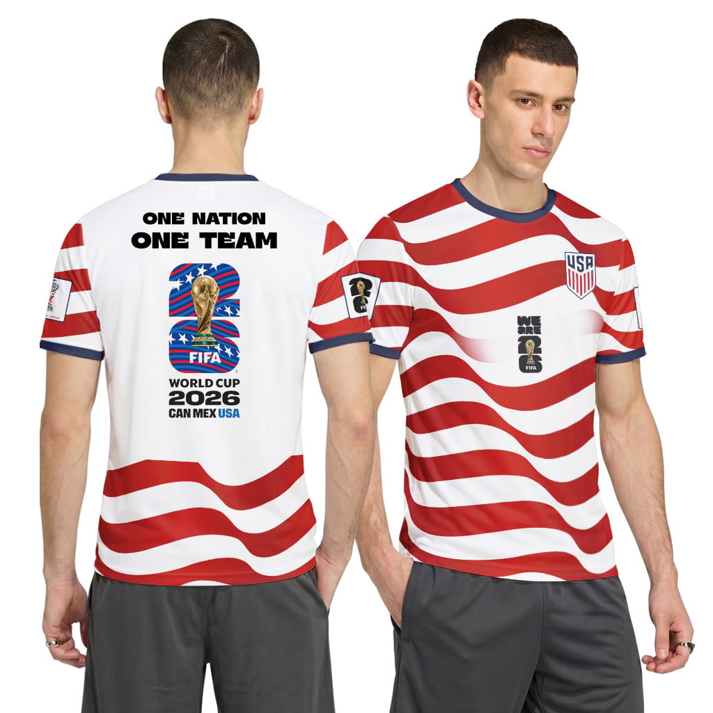 USA National Team AOP T-Shirt One Nation One Team Home USA National Team AOP T-Shirt One Nation One Team Home