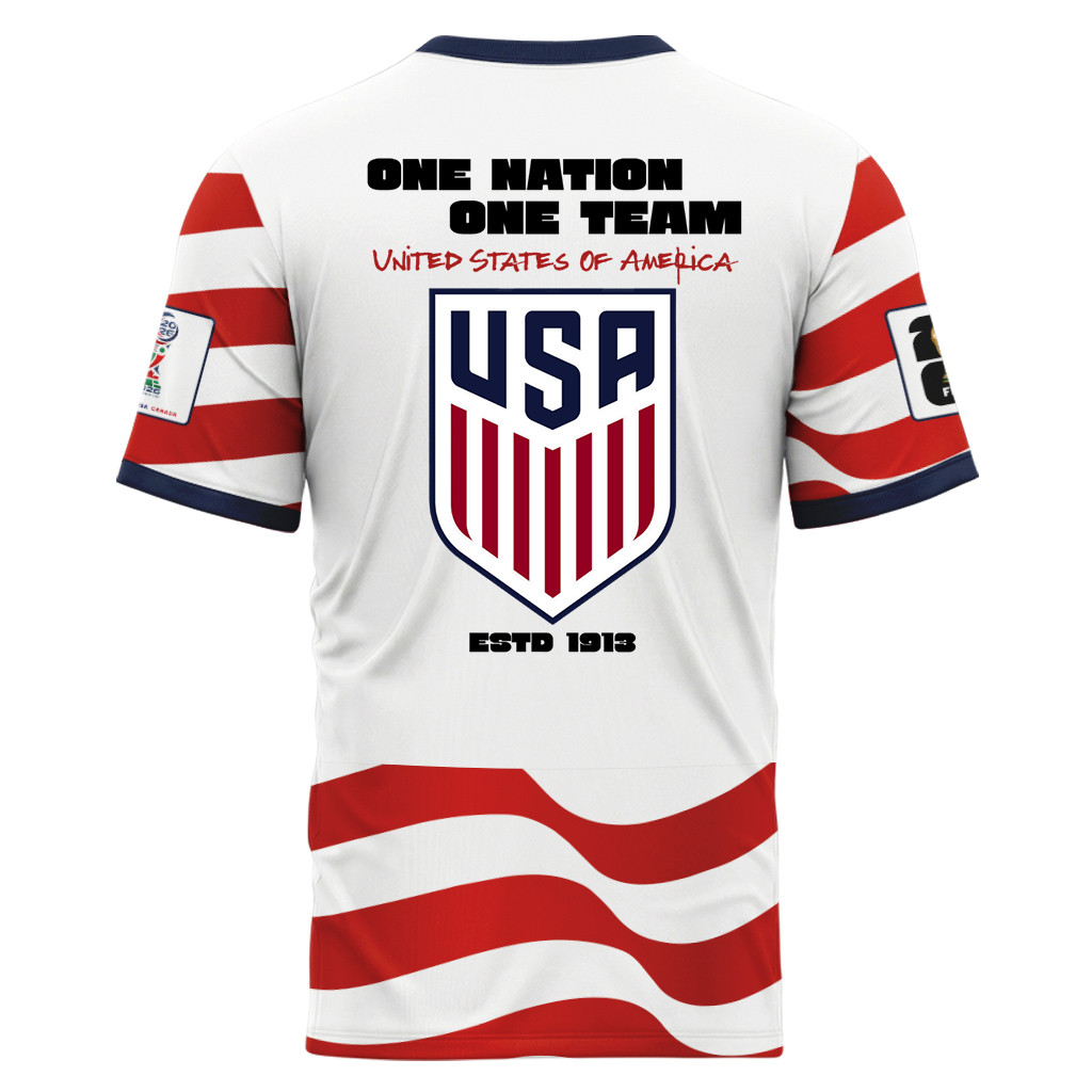 USA AOP T-Shirt World Cup 2026 One Nation One Team Home Edition USA AOP T-Shirt World Cup 2026 One Nation One Team Home Edition