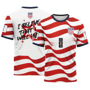 USA AOP T-Shirt World Cup 2026 I Believe That We Will Win Home Style