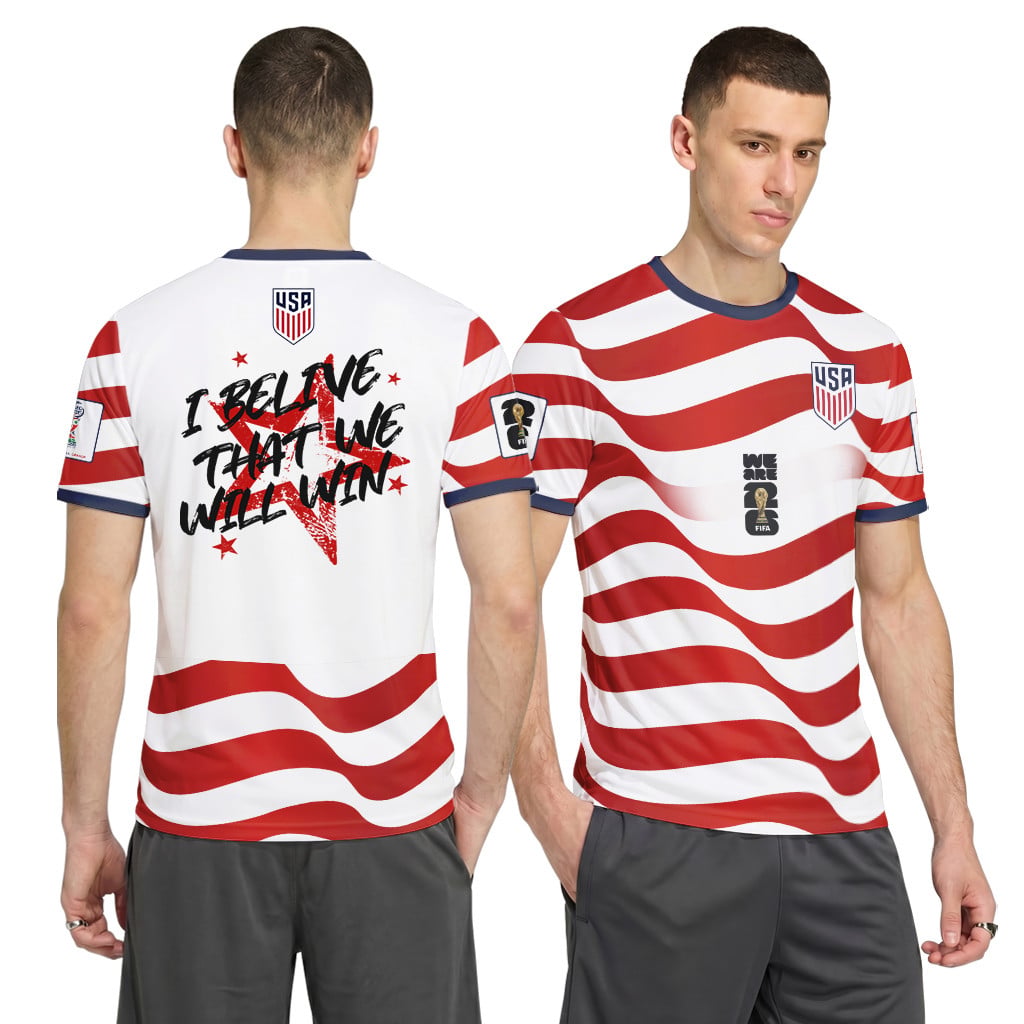 USA AOP T-Shirt World Cup 2026 I Believe That We Will Win Home Style USA AOP T-Shirt World Cup 2026 I Believe That We Will Win Home Style