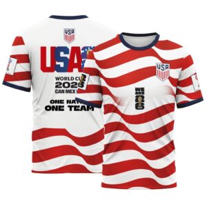 USA AOP T-Shirt World Cup 2026 Born To Win Home Style