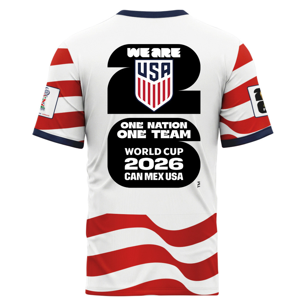 USA AOP T-Shirt World Cup 2026 USA Victory Wave Home Edition USA AOP T-Shirt World Cup 2026 USA Victory Wave Home Edition