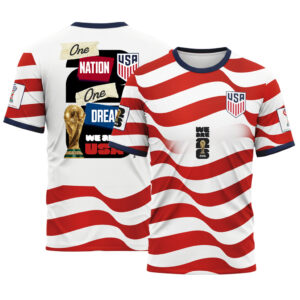USA AOP T-Shirt World Cup 2026 American Dream Team Home Version