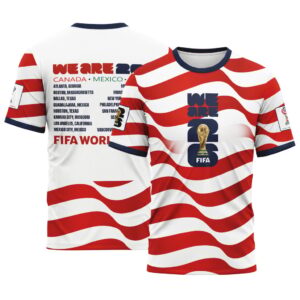 USA AOP T-Shirt World Cup 2026 Stars Home
