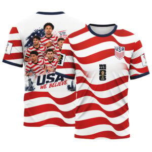 USA National Team One Nation Graphic World Cup 2026 AOP T-Shirt