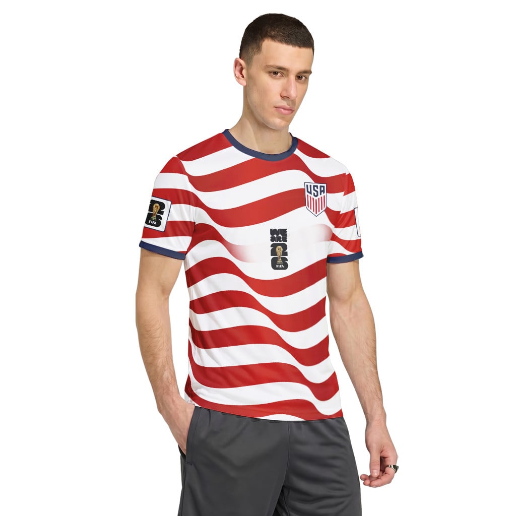 USA Football Team World Cup 2026 AOP T-Shirt USA Football Team World Cup 2026 AOP T-Shirt