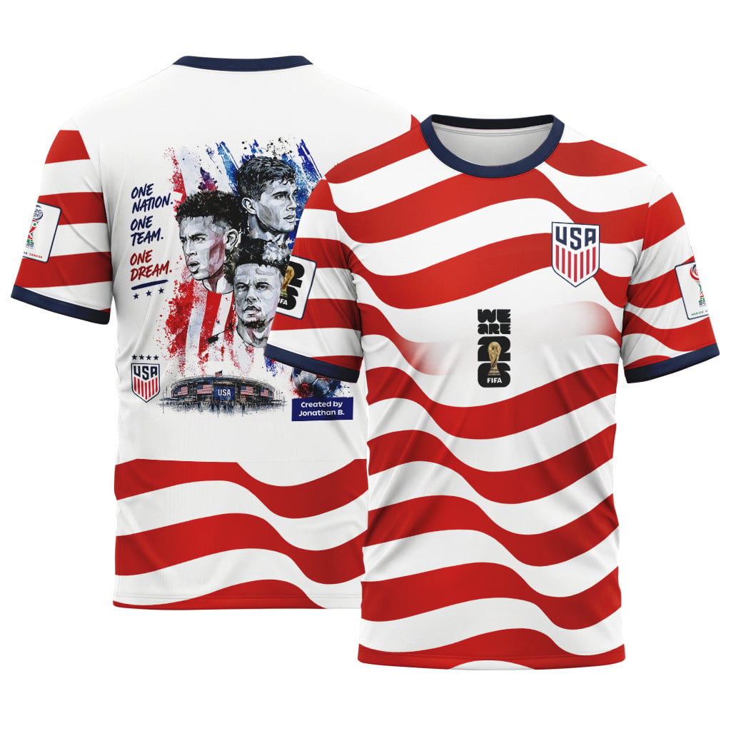USA Soccer Legends World Cup Fan 2026 AOP T-Shirt USA Soccer Legends World Cup Fan 2026 AOP T-Shirt
