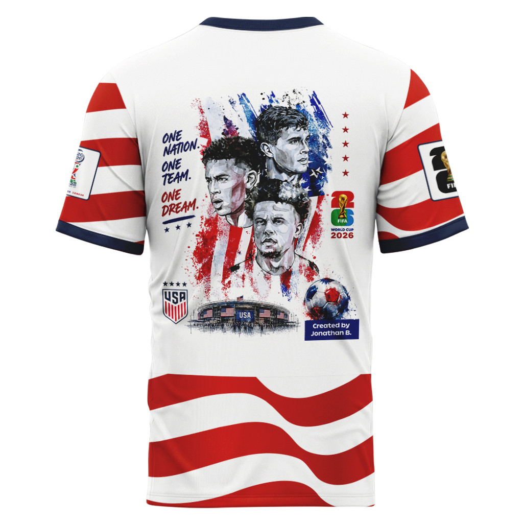 USA Soccer Legends World Cup Fan 2026 AOP T-Shirt USA Soccer Legends World Cup Fan 2026 AOP T-Shirt