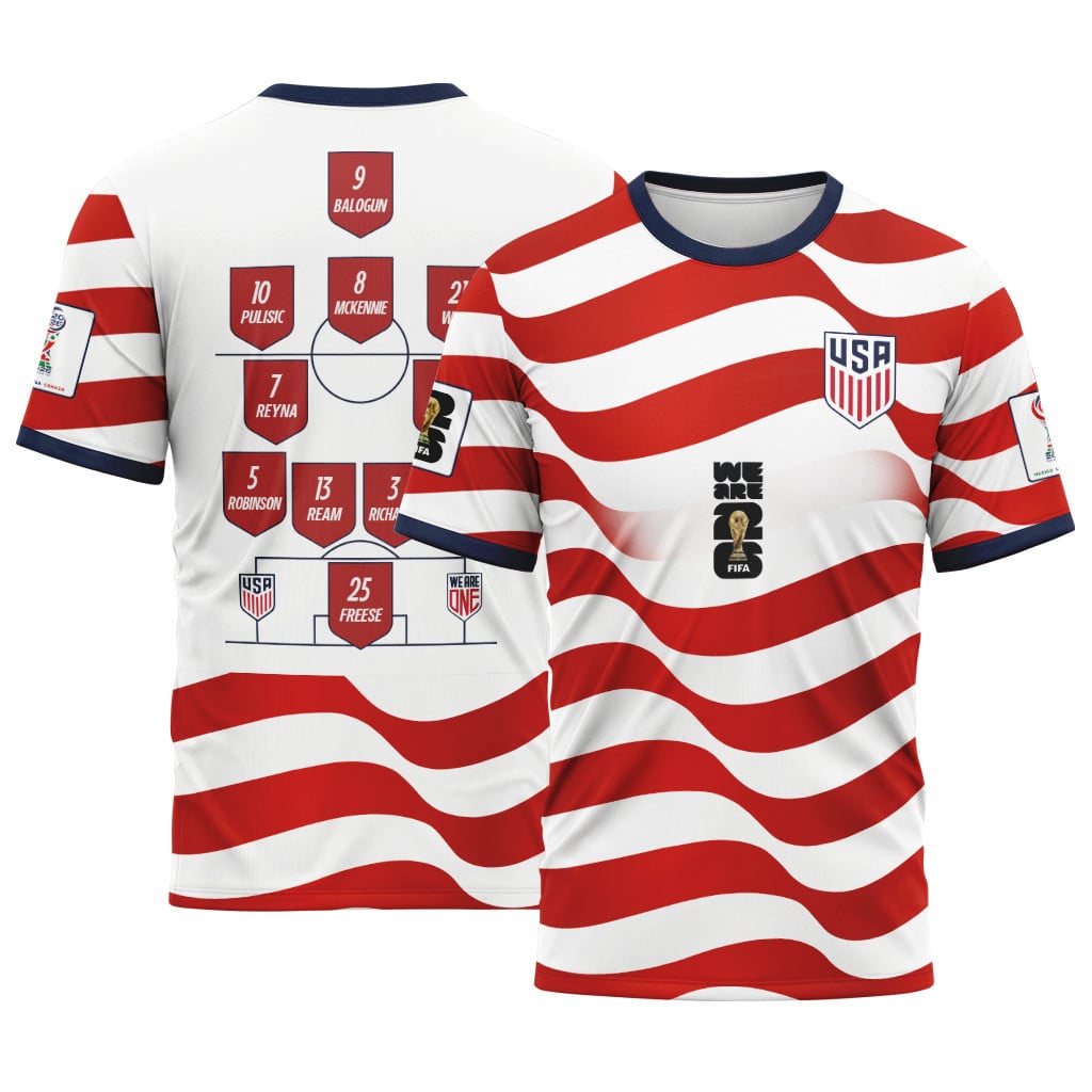USA National Team Formation Graphic AOP T-Shirt USA National Team Formation Graphic AOP T-Shirt