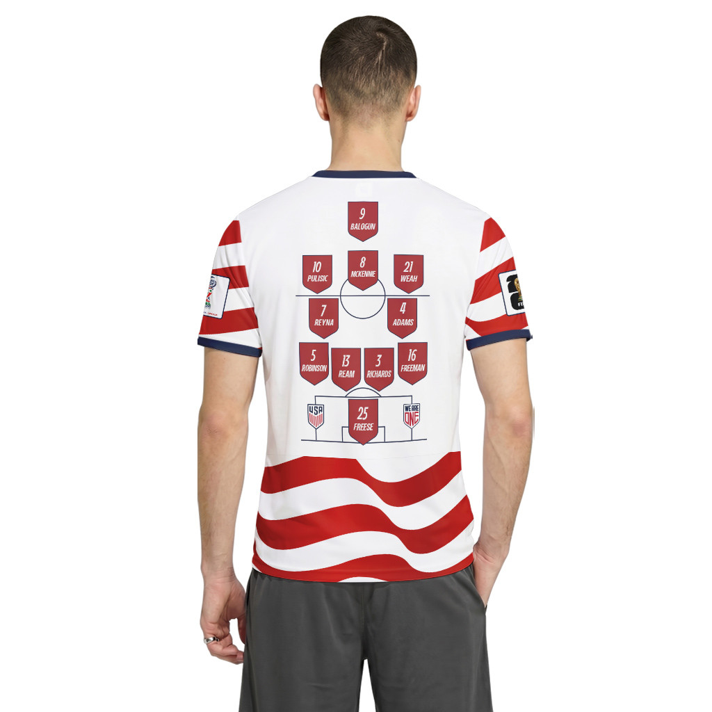 USA National Team Formation Graphic AOP T-Shirt USA National Team Formation Graphic AOP T-Shirt