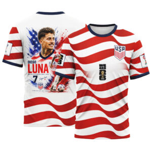 Diego Luna  AOP T-Shirt  2026 USA World Cup