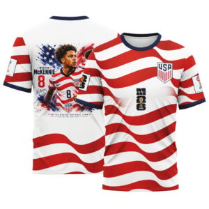 Weston McKennie  AOP T-Shirt  2026 USA World Cup