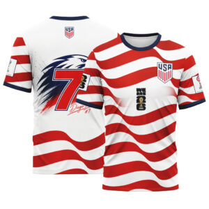 Diego Luna 7 USA 2026 World Cup Signature AOP T-Shirt