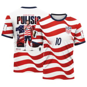 USA Pulisic AOP T-Shirt World Cup 2026