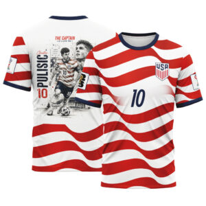 Pulisic USA AOP T-Shirt National Team Fan