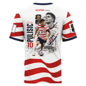 USA Soccer Pulisic #10 AOP T-Shirt Wave Flag 3 1778232820866.jpg