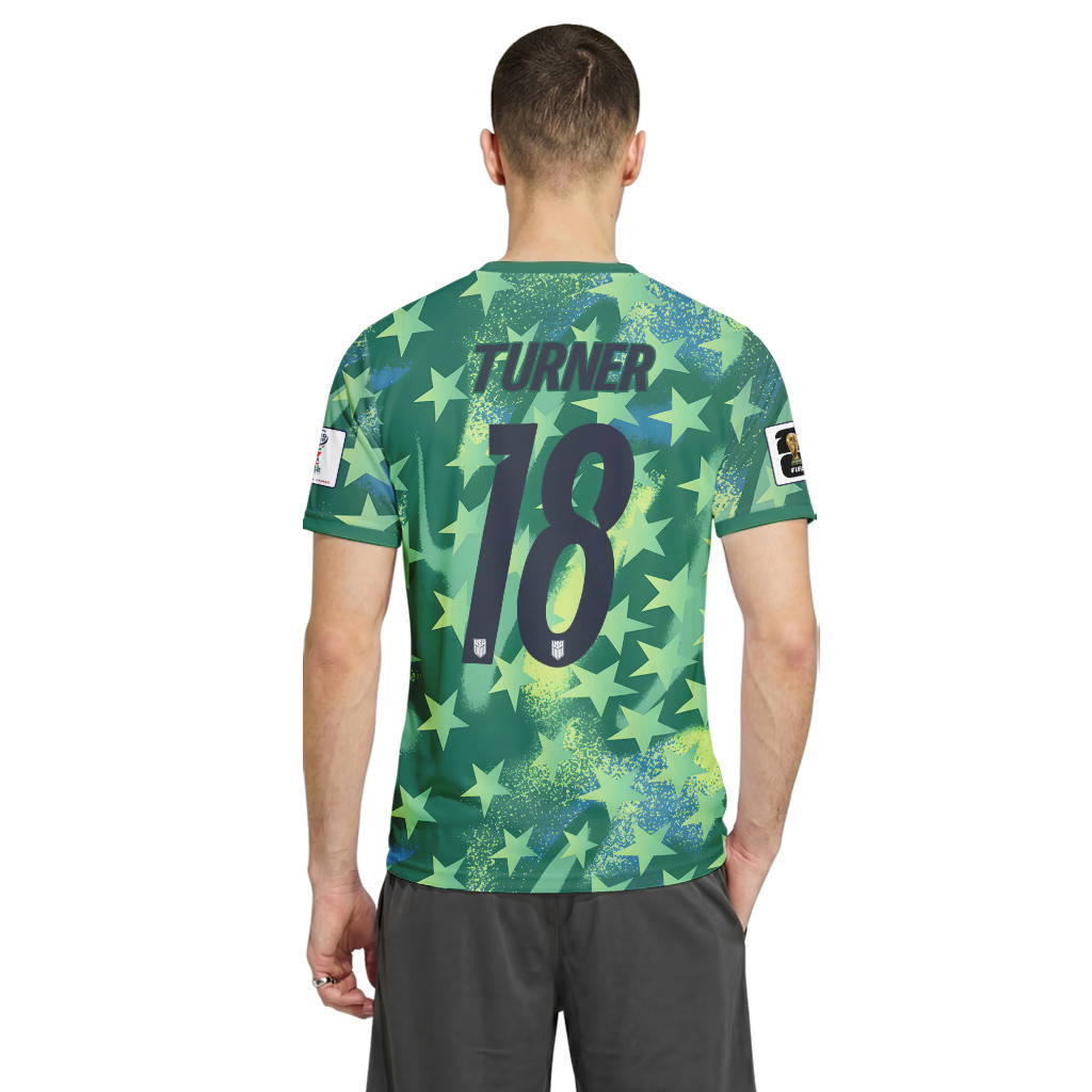 Turner 18 USA 2026 World Cup Home Goalkeeper AOP T-Shirt Turner 18 USA 2026 World Cup Home Goalkeeper AOP T-Shirt
