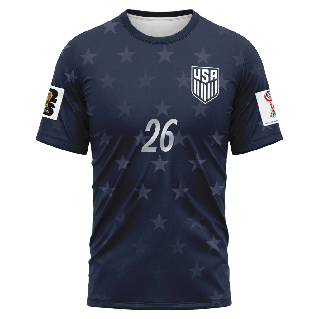 Cowell 26 AOP T-Shirt 2026 World Cup USA Away Cowell 26 AOP T-Shirt 2026 World Cup USA Away