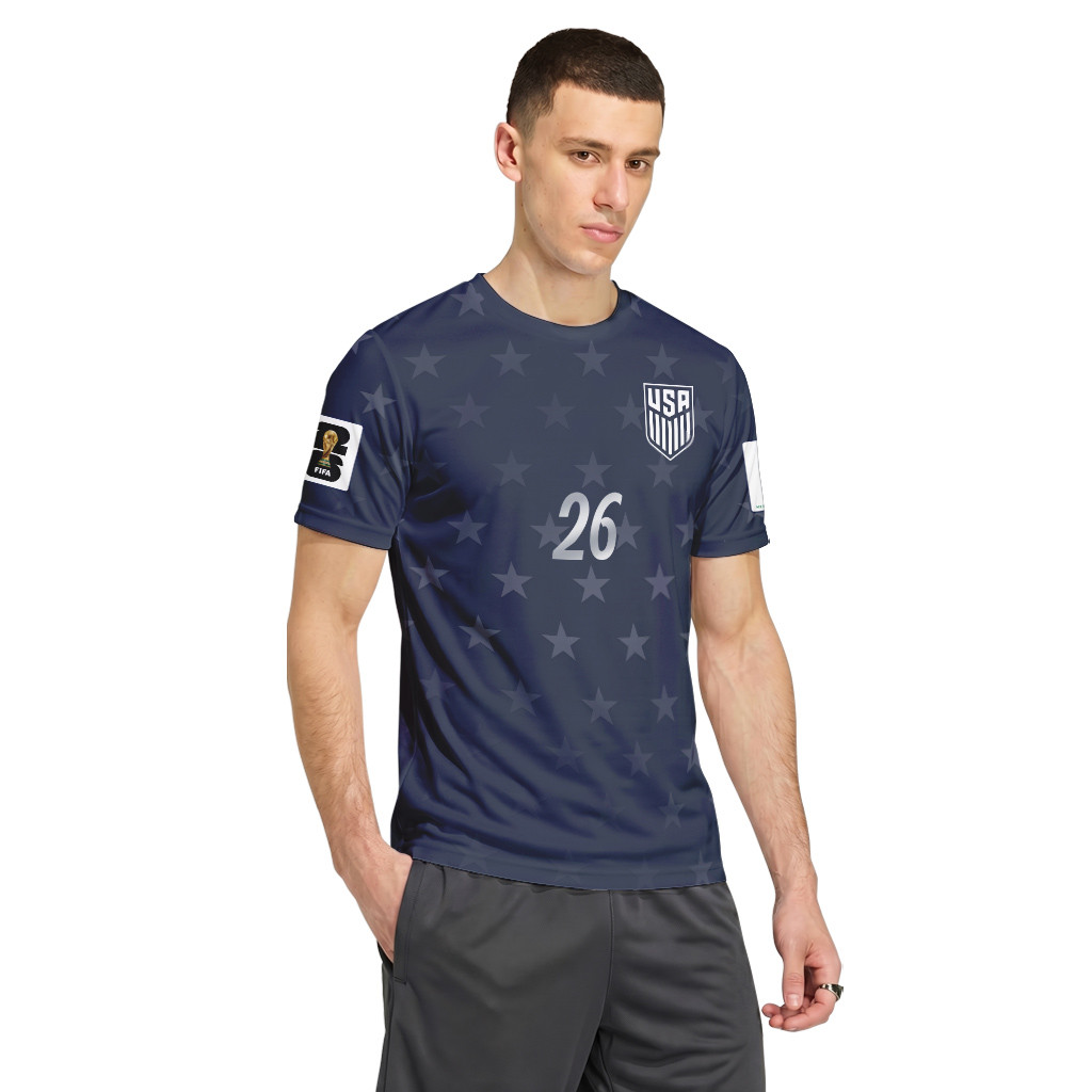 Cowell 26 AOP T-Shirt 2026 World Cup USA Away Cowell 26 AOP T-Shirt 2026 World Cup USA Away