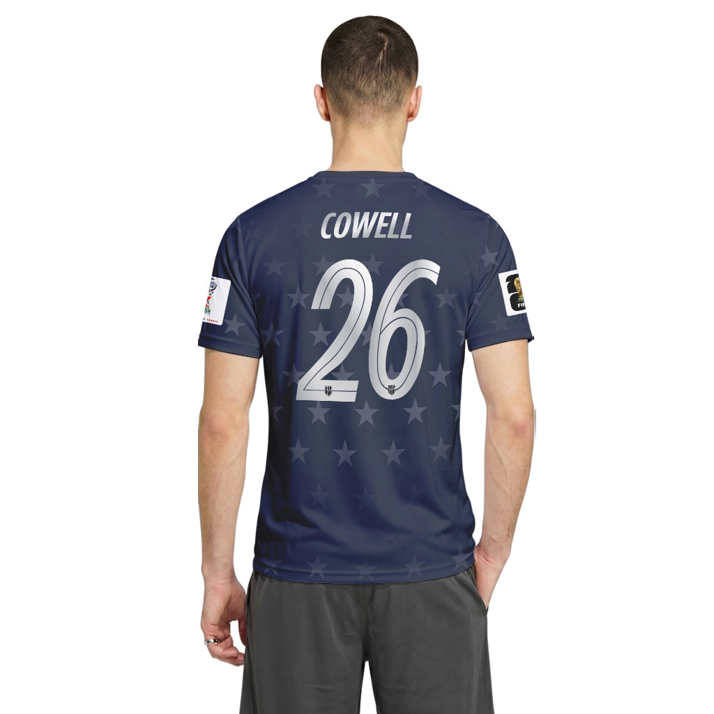 Cowell 26 AOP T-Shirt 2026 World Cup USA Away Cowell 26 AOP T-Shirt 2026 World Cup USA Away