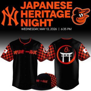 Baltimore Orioles 2026 Japanese Heritage Night Special Jersey