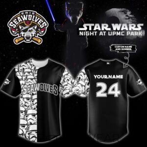 Erie SeaWolves Star Wars Night UPMC Park Custom Jersey