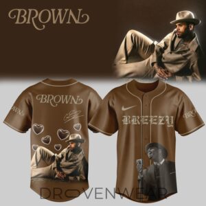 Chris Brown BROWN Album Limited Baseball Jersey