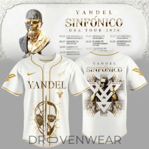 Yandel Sinfonico USA Tour 2026 Limited Baseball Jersey