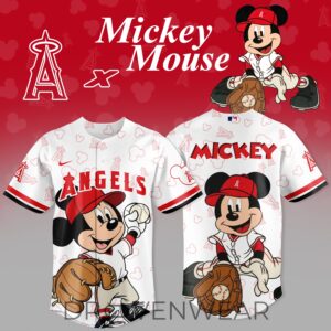 Los Angeles Angels Mickey Mouse 2026 Special Edition Baseball Jersey