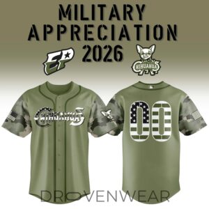 El Paso Chihuahuas 2026 Military Appreciation Night Baseball Jersey v2