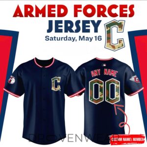 Cleveland Guardians 2026 Armed Forces Tribute Jersey