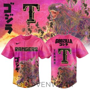 Texas Rangers King of Monsters Batik Fan Jersey