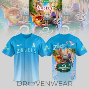 Los Angeles Angels Zootopia 2 Limited Edition Premium Jersey