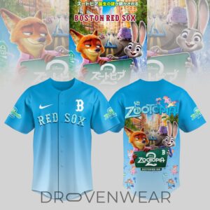 Boston Red Sox Zootopia 2 Exclusive Baseball Jersey Limited Edition