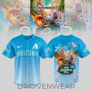 Arizona Diamondbacks Zootopia 2 Exclusive Limited Baseball Jersey
