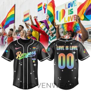 Texas Rangers Diamond With Pride Fan Jersey