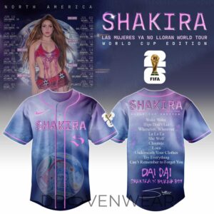 Shakira “Las Mujeres Ya No Lloran” World Tour Limited Jersey