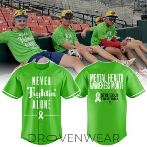 PHI Mental Health Awareness Awareness Collection Limited Edition Baseball Jersey